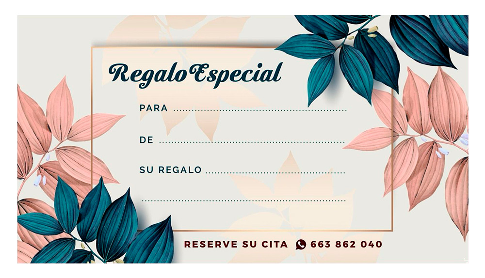 Tarjeta Regalo Masajes